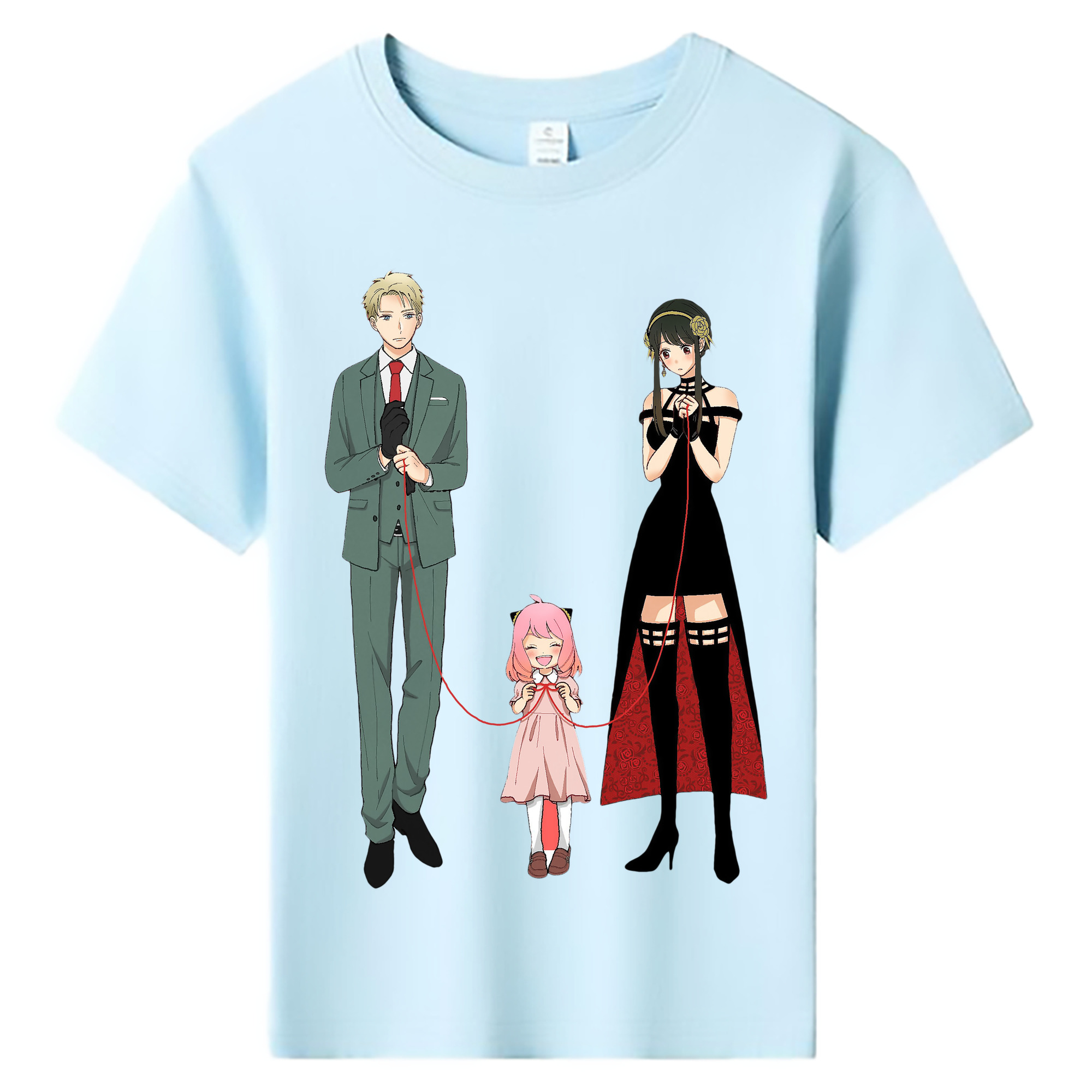 （画像用） SPY×FAMILY间谍家家酒 綿100％キッズTシャツ（フロントプリント）